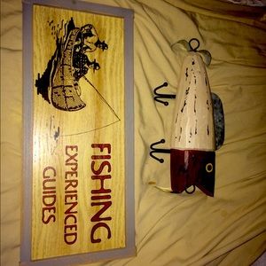 Fishing Decor / coat /key hanger